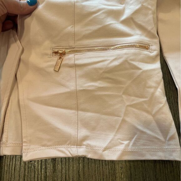NWOT Guess Womens Light Pink Open Front Blazer Cropped Length - Size L - Picture 7 of 7
